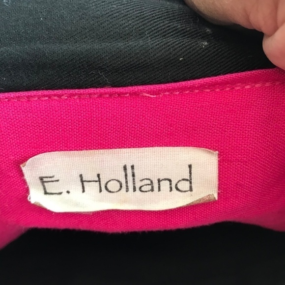 E Holland Festive Shoe & Glasses Embroidery Tote - Picture 3 of 8